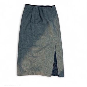 Talbots 100% Wool Herringbone Skirt (14)